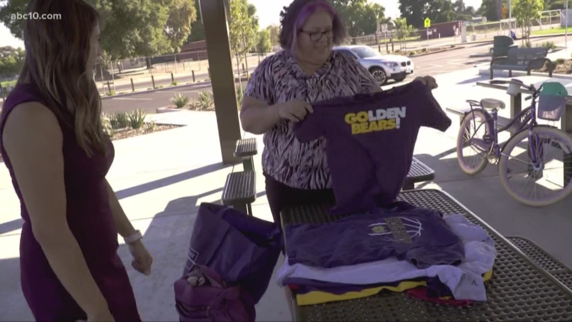 In the past two weeks, Garcia asked for donations for T-shirts on Facebook and at the Davis Farmers Market to give back to students who may not be able to afford them. She's gotten 16 T-shirts donated.