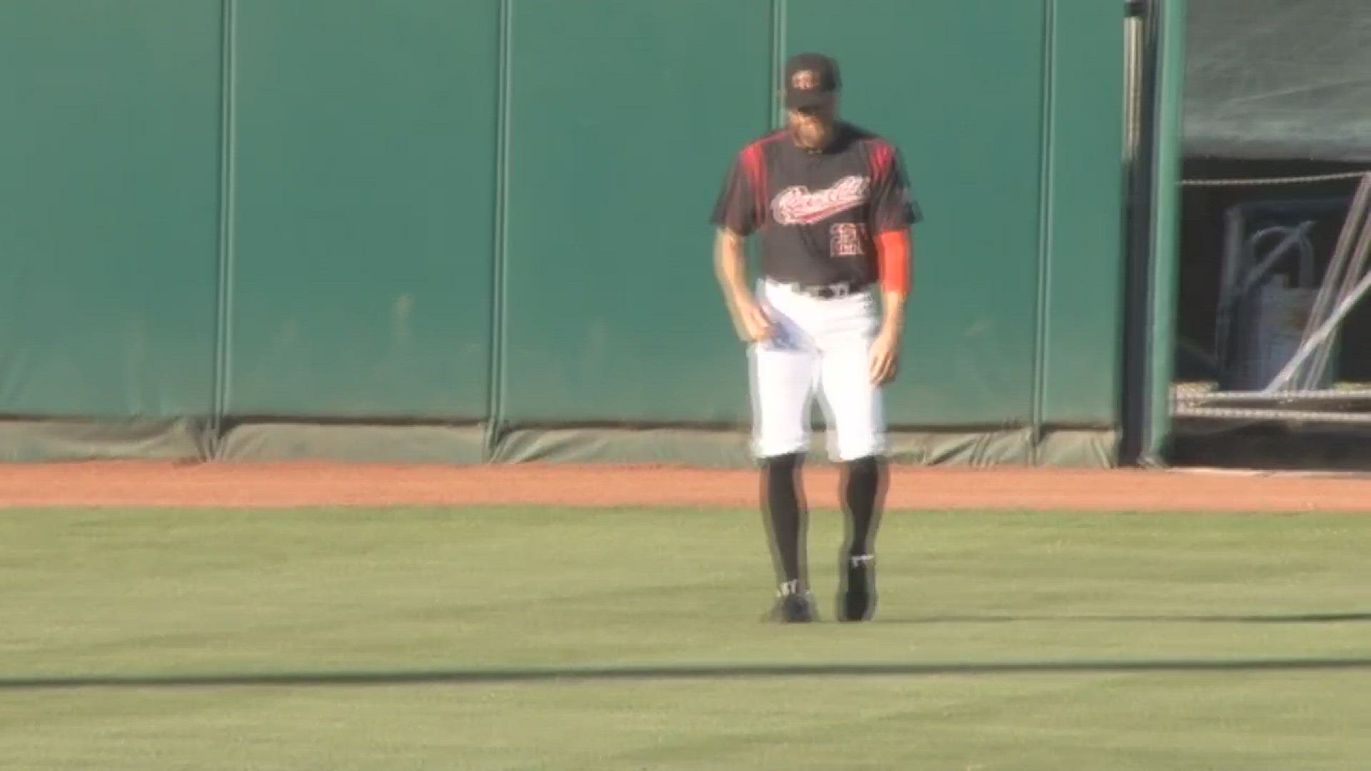 San Francisco Giants star Hunter Pence talks about his rehabilitation appearance in West Sacramento with the River Cats, attempting to return from hamstring surgery, his road to recovery and playing at Raley Field.