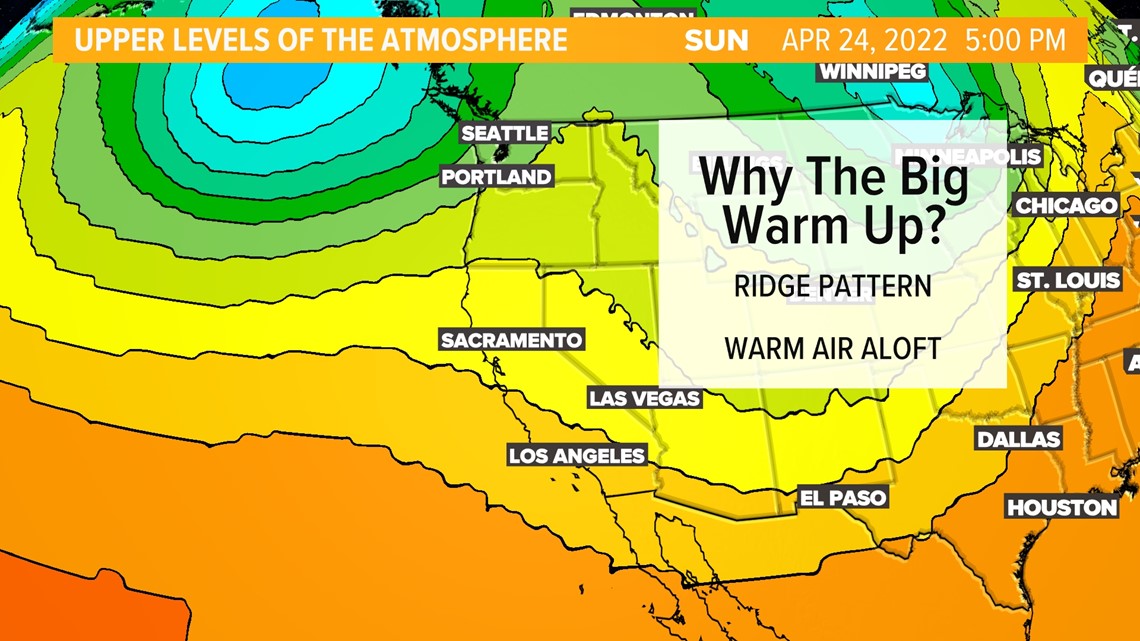 Why Northern California Is Expected To Get A Big Warm Up In Temps 