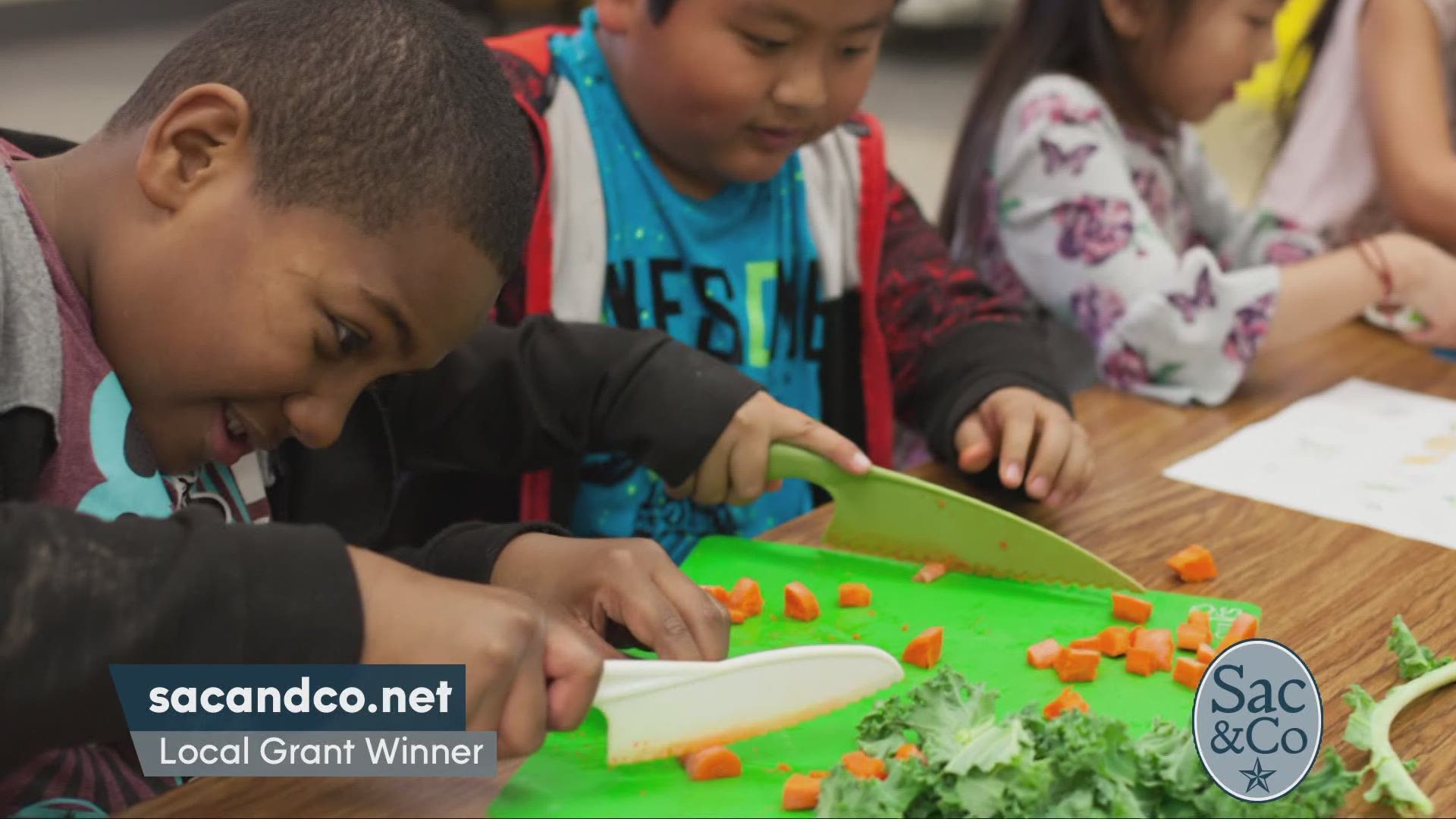 We were thrilled to award the Food Literacy Center with our company’s ‘Community Grant Program’ thanks to the TEGNA Foundation. Through its other programs, the Foundation invests in the future of the media industry, encourages employee giving, and contributes to a variety of charitable causes. The Food Literacy Center's mission is to inspire kids to eat their vegetables. Teaching low-income elementary children cooking and nutrition to improve their health, environment, and economy.