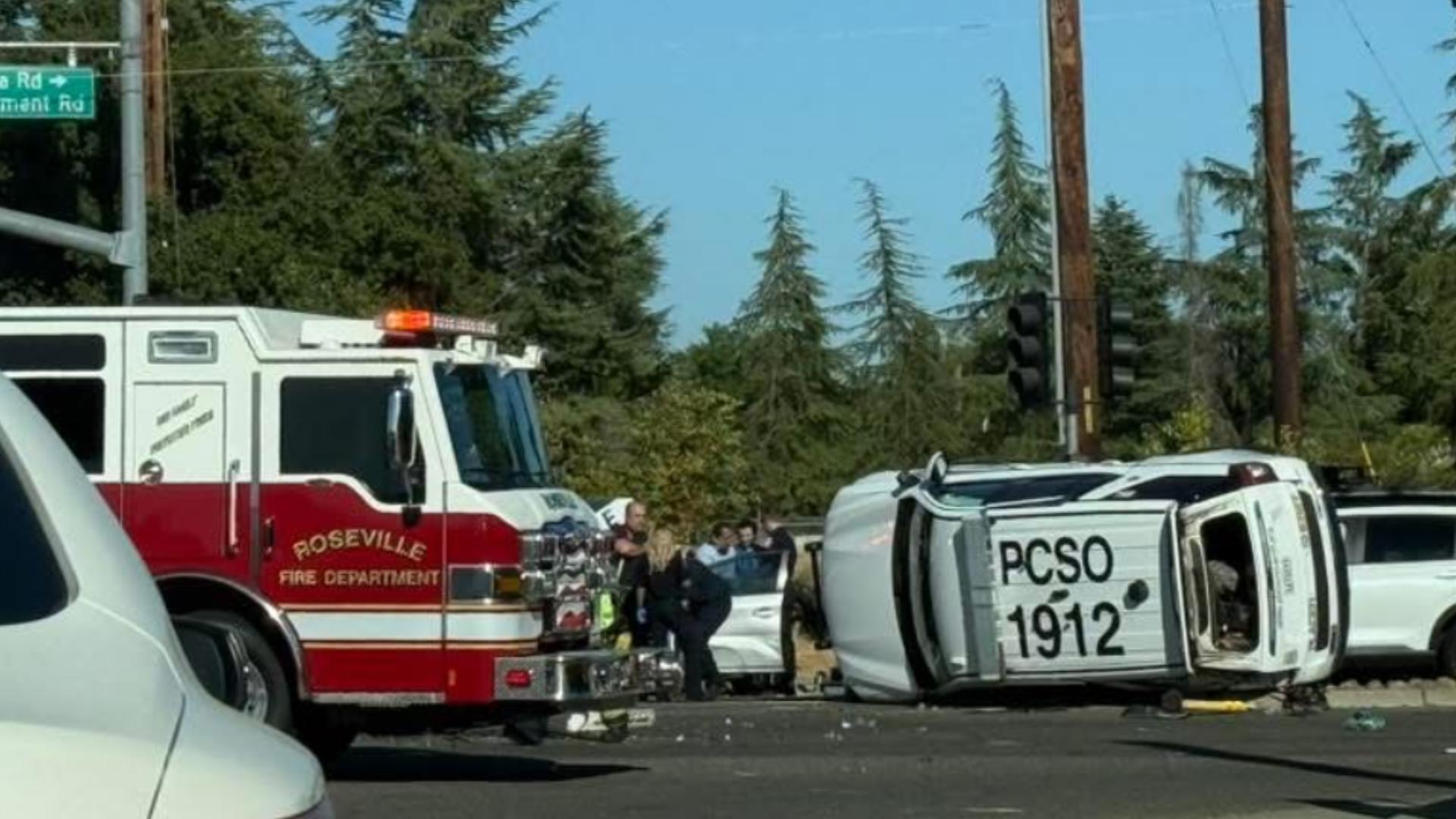 Two Placer County deputies involved in Roseville crash during