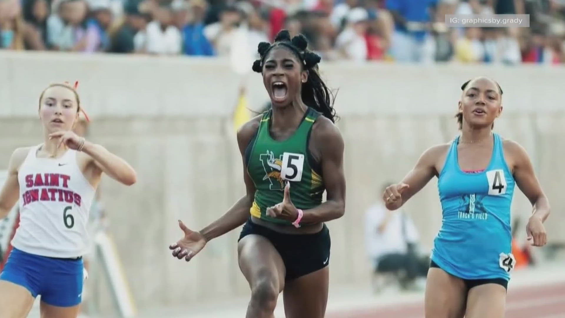 Northern California track star wins two gold medals at CIF State Championships