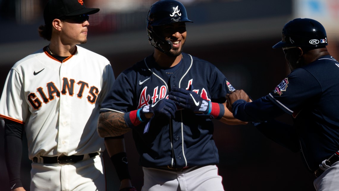 Rosario hits for cycle, leads Fried, Braves over Giants 3-0