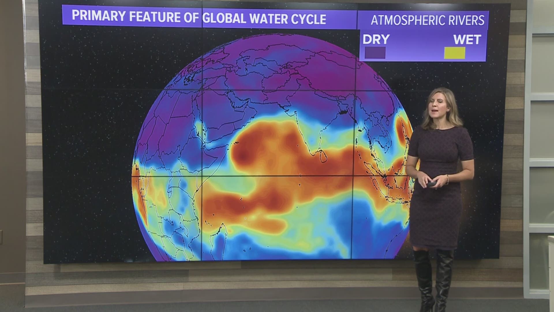 Pineapple express and atmospheric river explained by meteorologist Monica Woods.