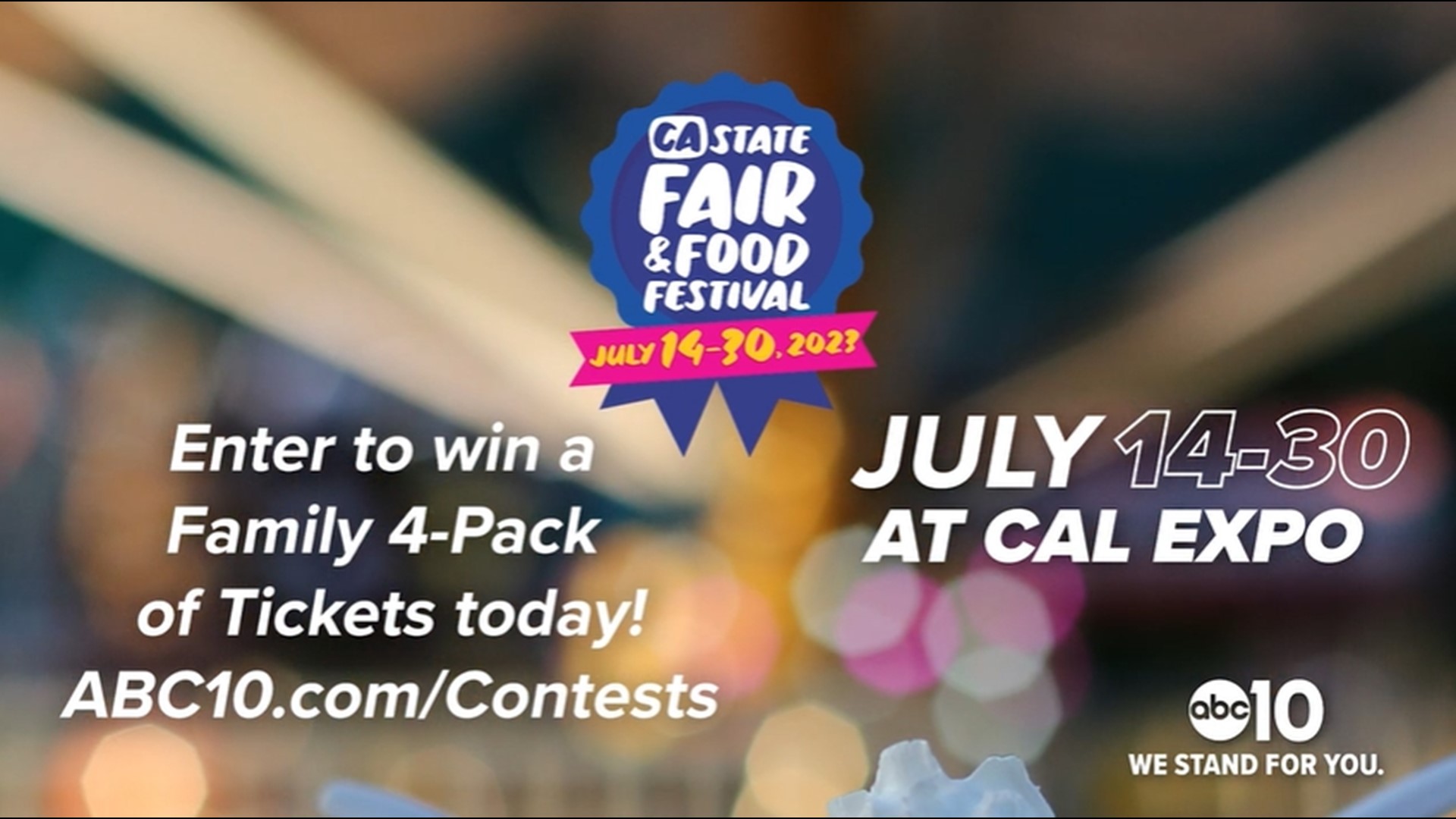 Enter to Win a Family 4Pack of California State Fair Tickets