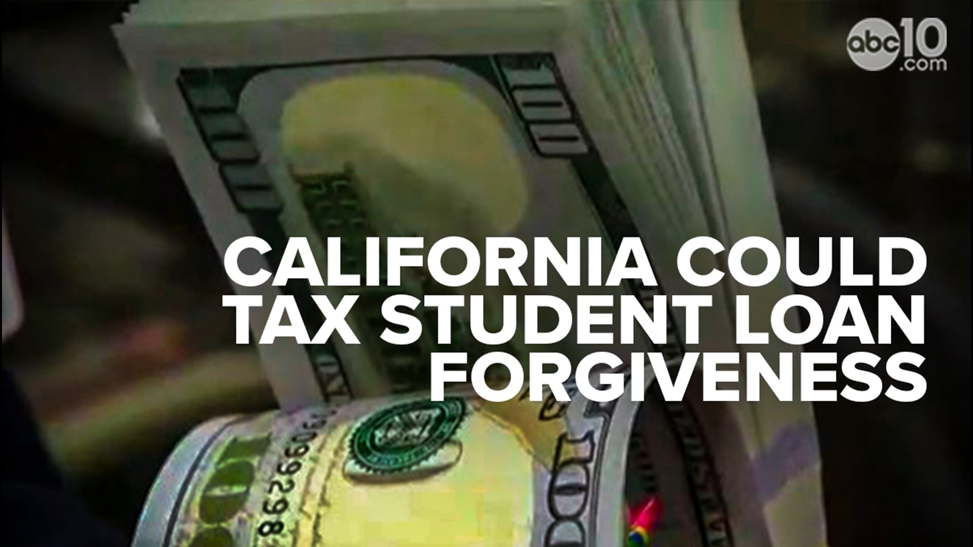 California lawmakers must act fast if they want residents receiving student loan forgiveness to be relieved of the accompanying taxes.