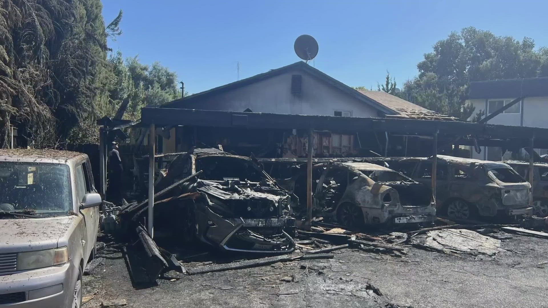 6 people displaced, person arrested after suspected arson in Turlock