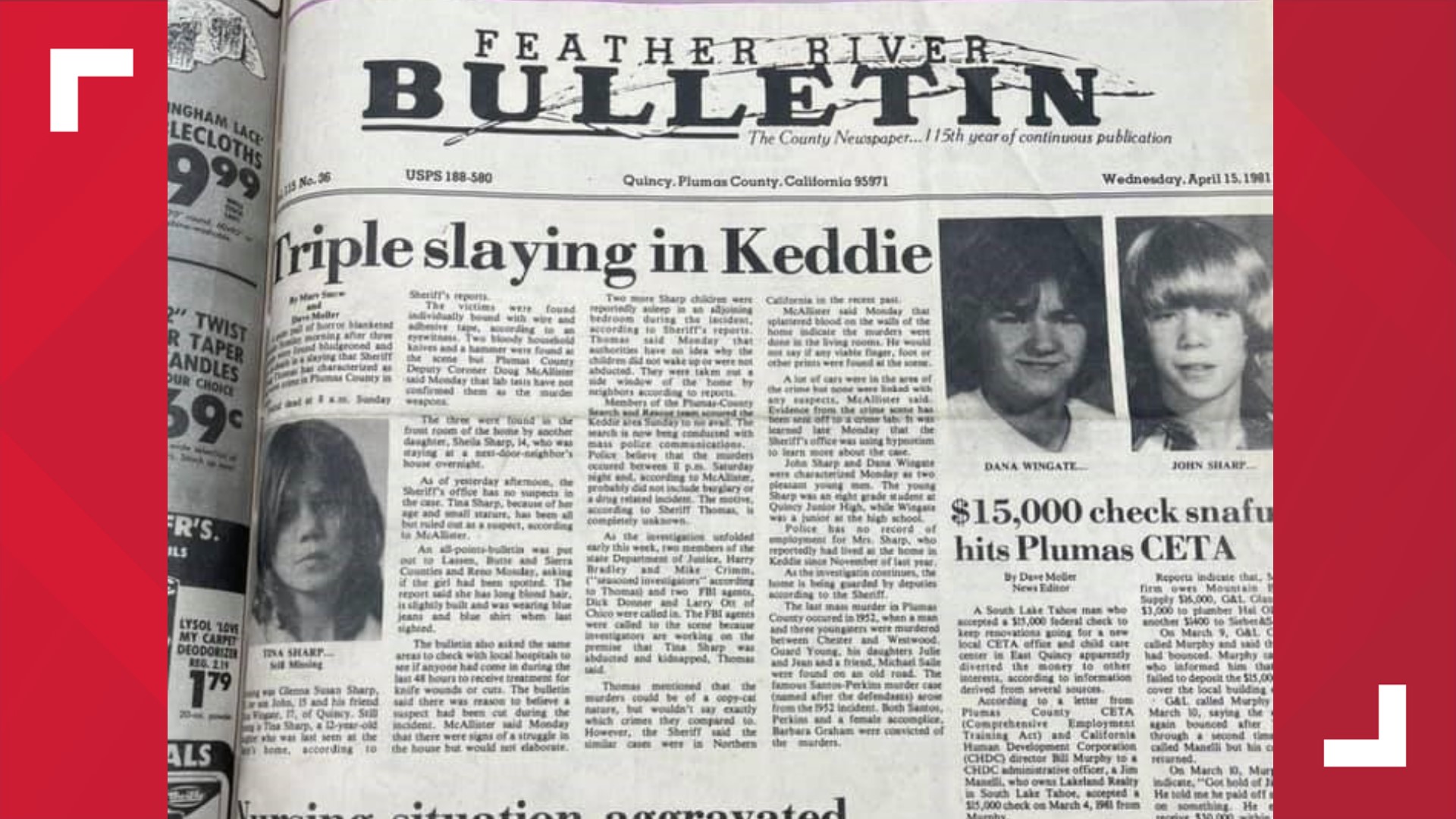 Investigating Northern California crimes that have turned cold