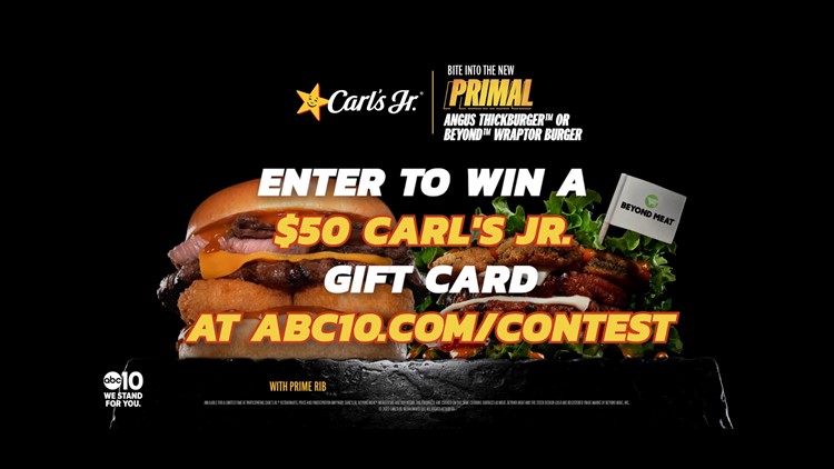 Get Primal and Enter to Win a Carl's Jr. $50 Gift Card