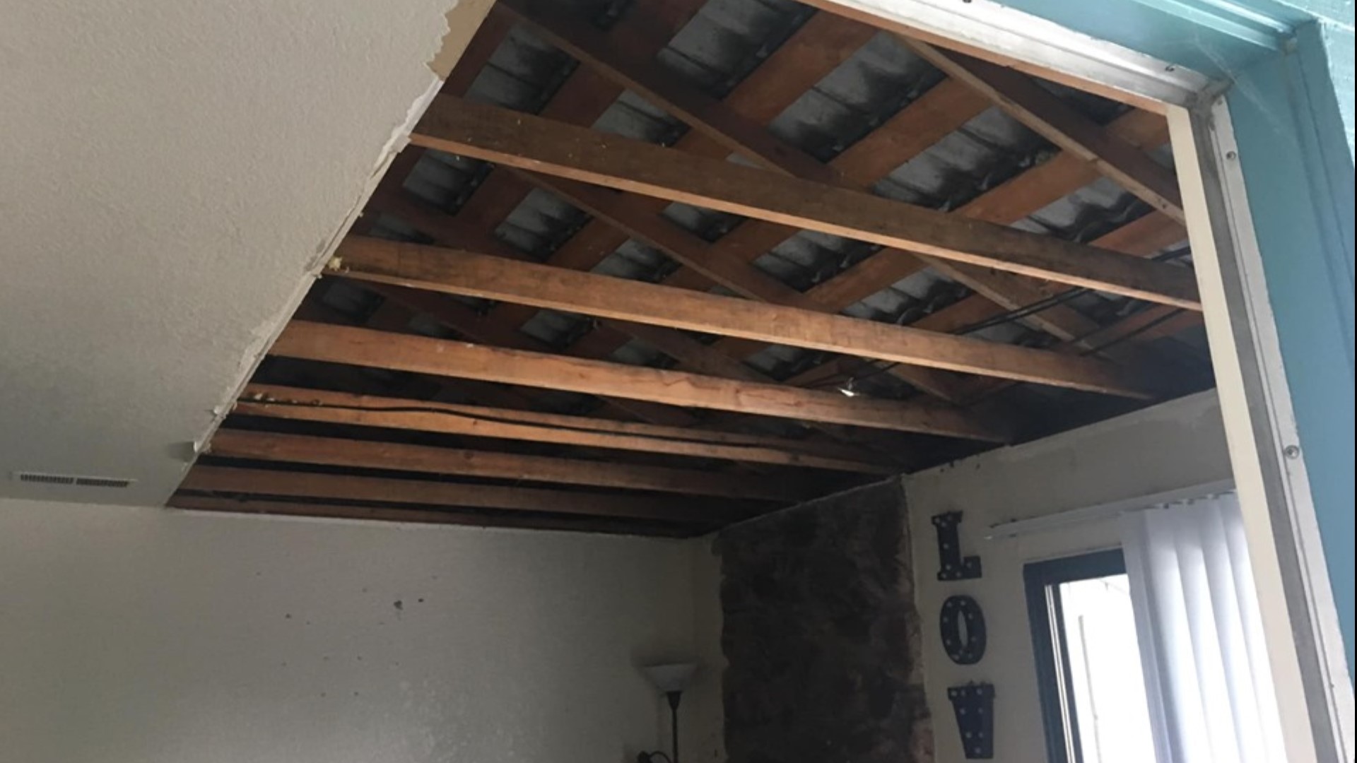 At least, 55 people are being forced to vacate apartments that the City of Stockton deemed "unlivable." The apartments saw intense ceiling and roof damage from Sunday's storm.