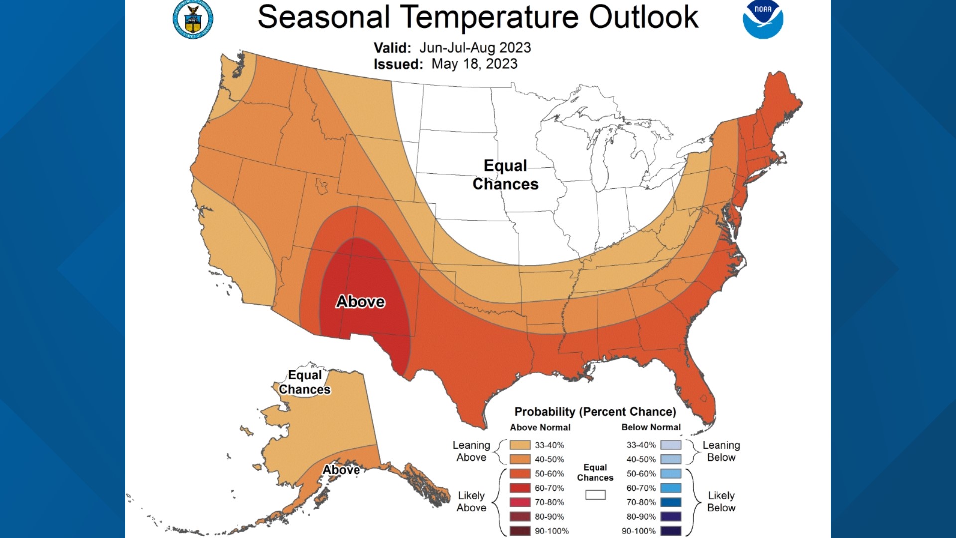 Could California be spared from another hotter than usual summer