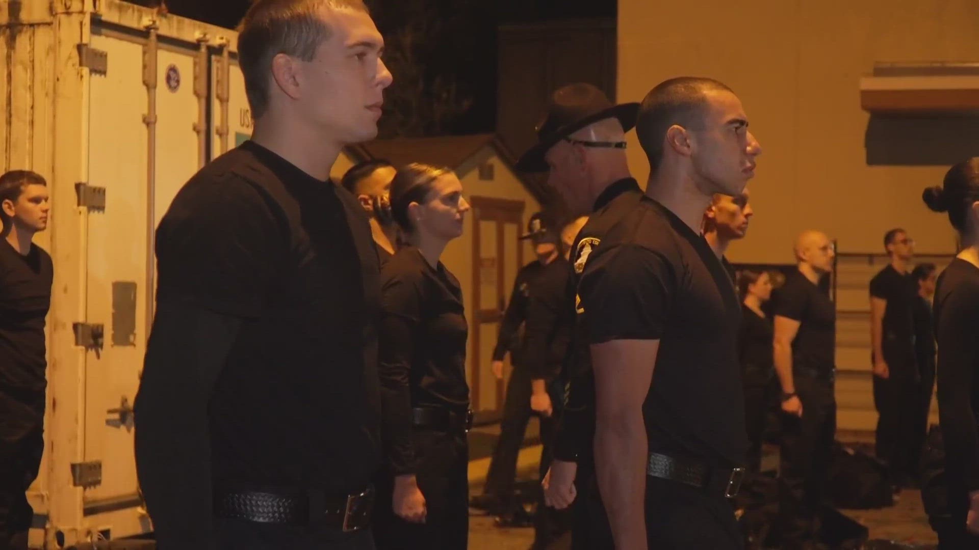 36 of the newest Sacramento County Sheriff's Academy trainees begin journey into law enforcement careers. The week-long program began today.