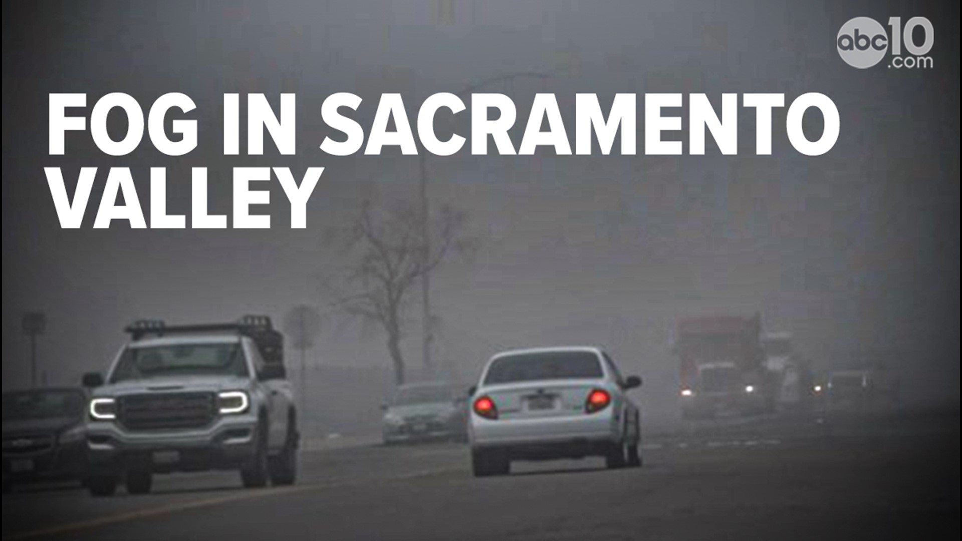 Some things to keep in mind while driving through the fog in Sacramento Valley is keep a three-second distance, and don't turn on your high beam lights.