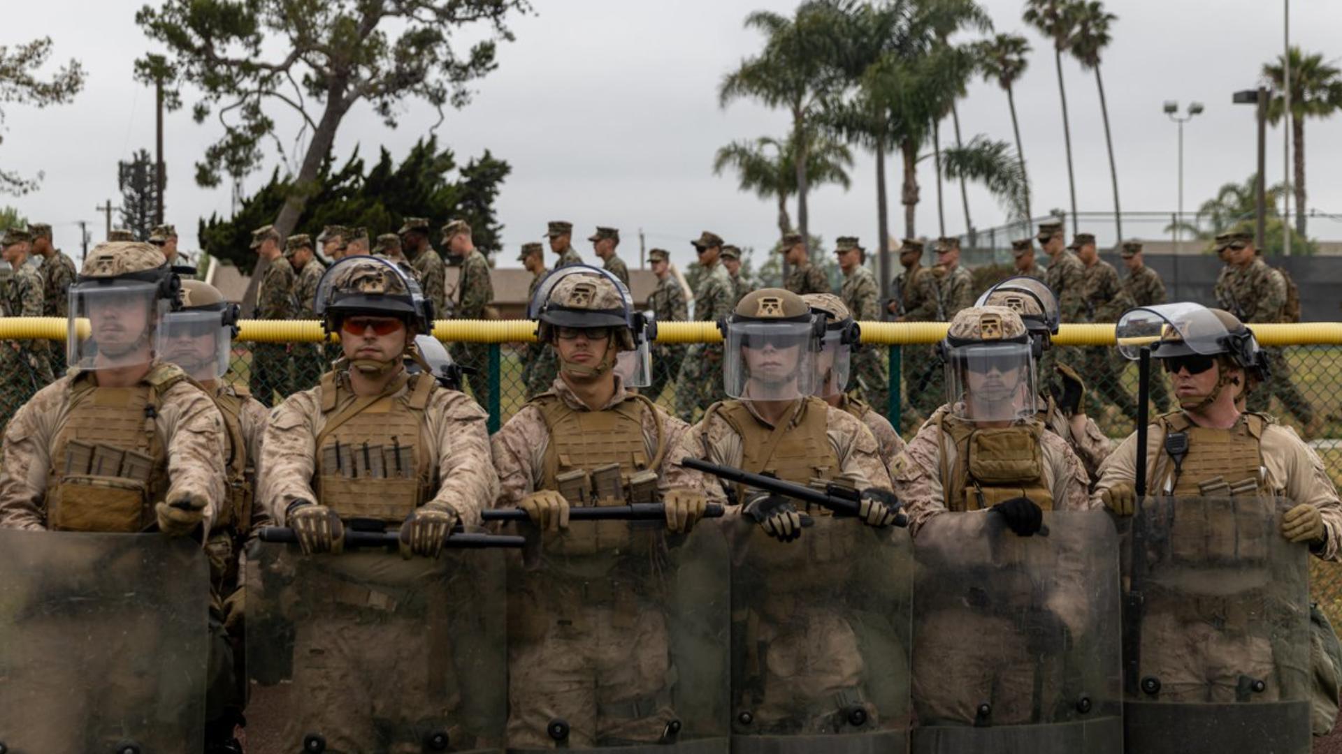 The Marines deployed to Los Angeles, California are expected to begin operations soon. Their deployment comes amid ICE raid protests.