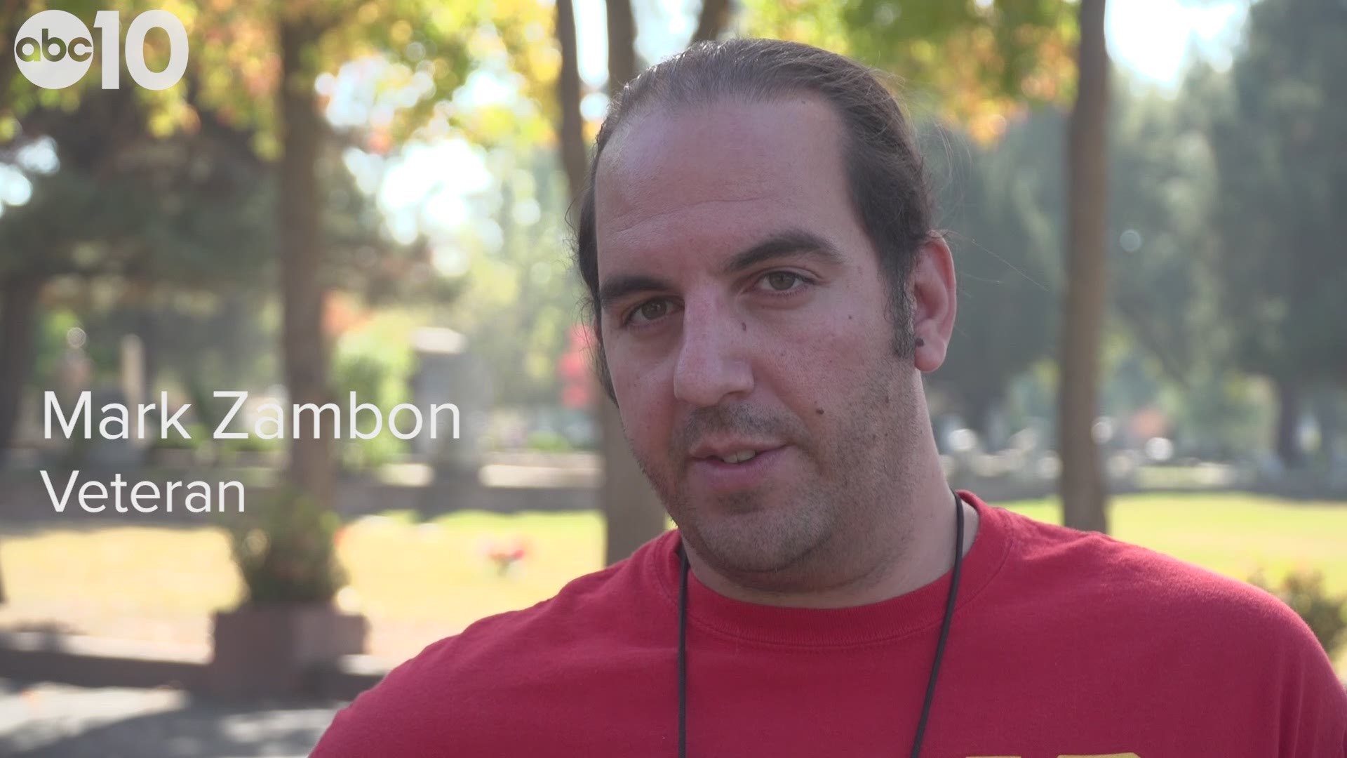 Veteran Mark Zambon talks about the tour and his time in the military.