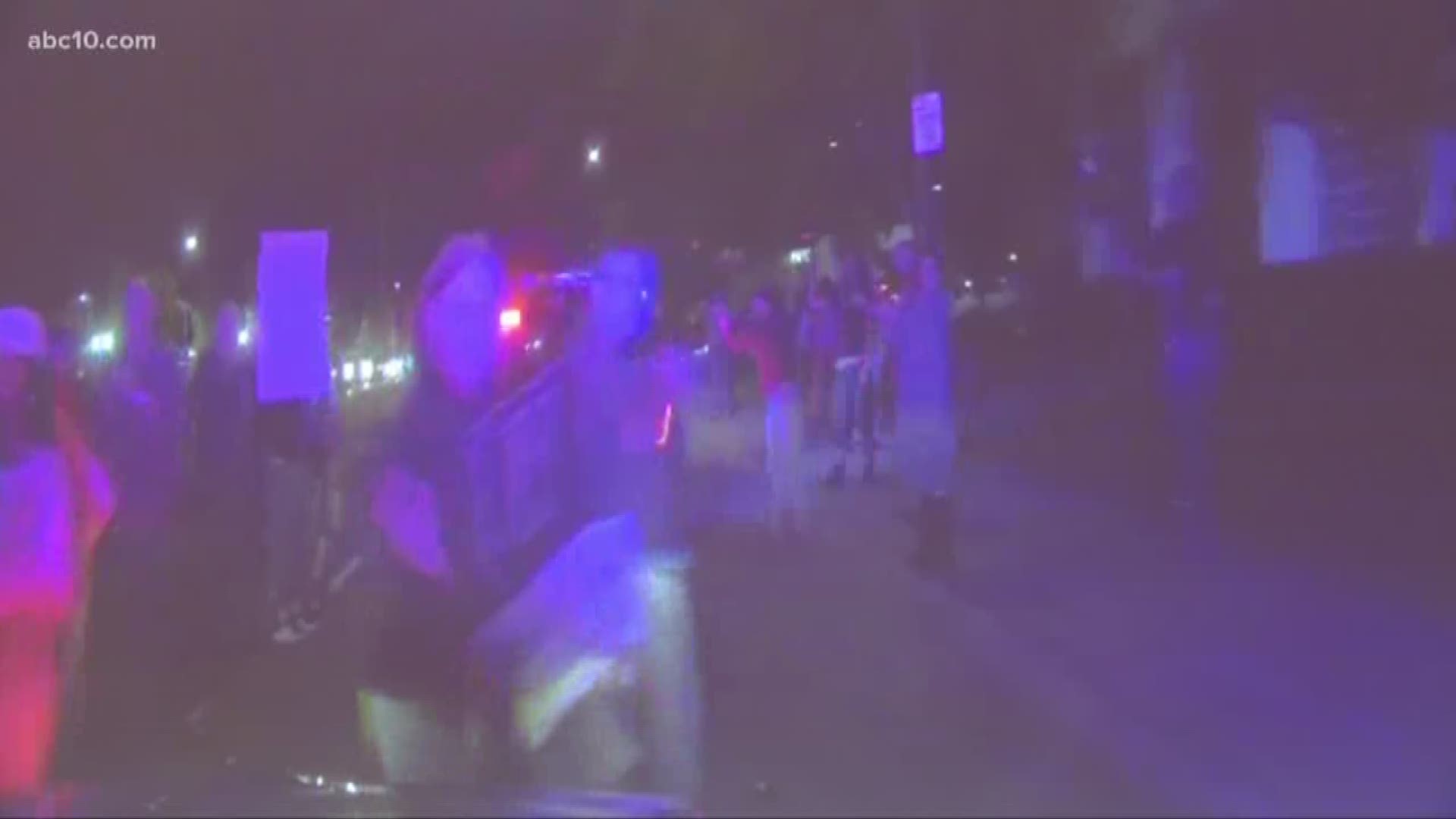 The woman who was hit by a Sacramento County Sheriff Deputy patrol SUV was found to be at fault for the crash that sent her to the hospital during a protest for Stephon Clark, the CHP found. 