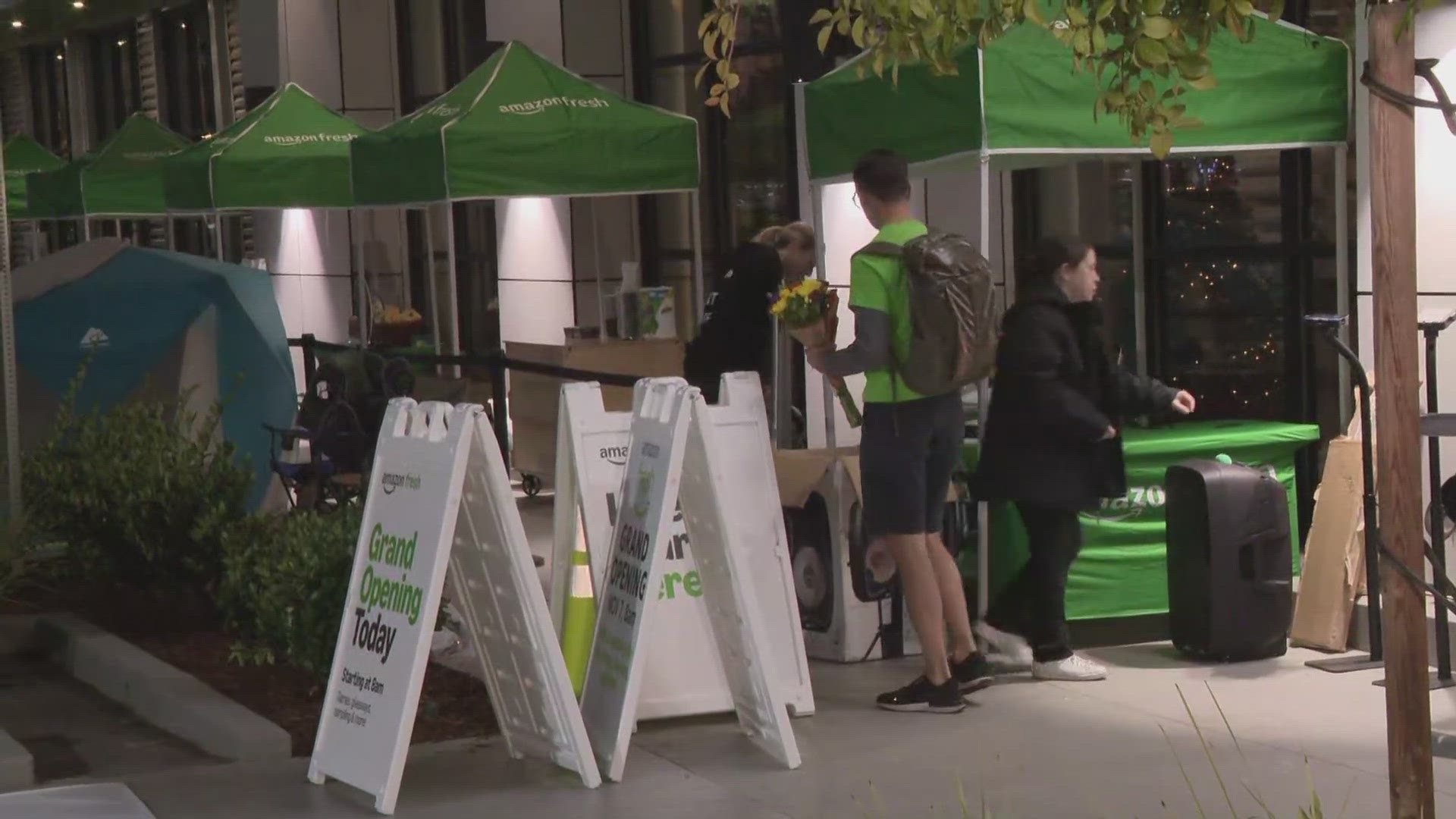 This is the third Amazon Fresh store to open up in Northern California. The first 100 guests in line will be awarded free Amazon gift cards