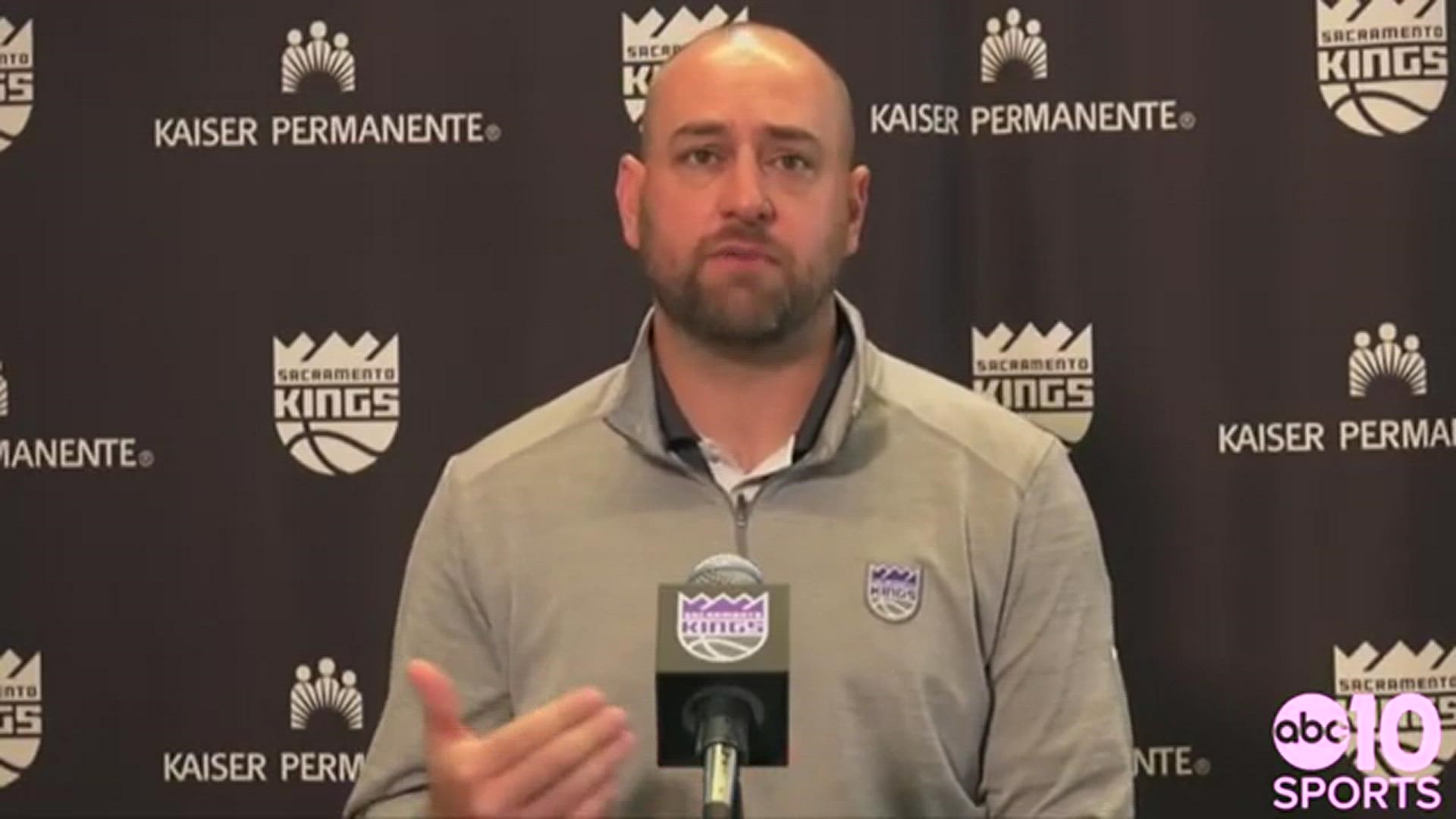 General Manager Monte McNair discusses the additions made to the roster and his confidence in his Sacramento Kings for the new season ahead.