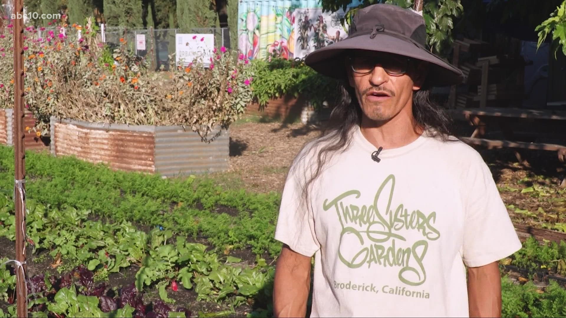 The founder of Three Sisters Gardening based in West Sacramento said he wants to connect youth with the 'Earth Mother' by teaching traditional regenerative growth.