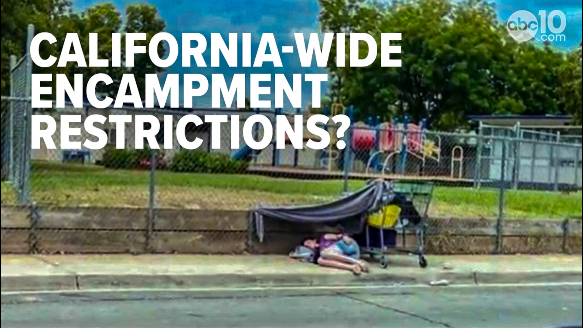 While Republican leader and State Senator Brian Jones wants to make encampments illegal in sensitive areas, he said it's up to the cities to enforce it.