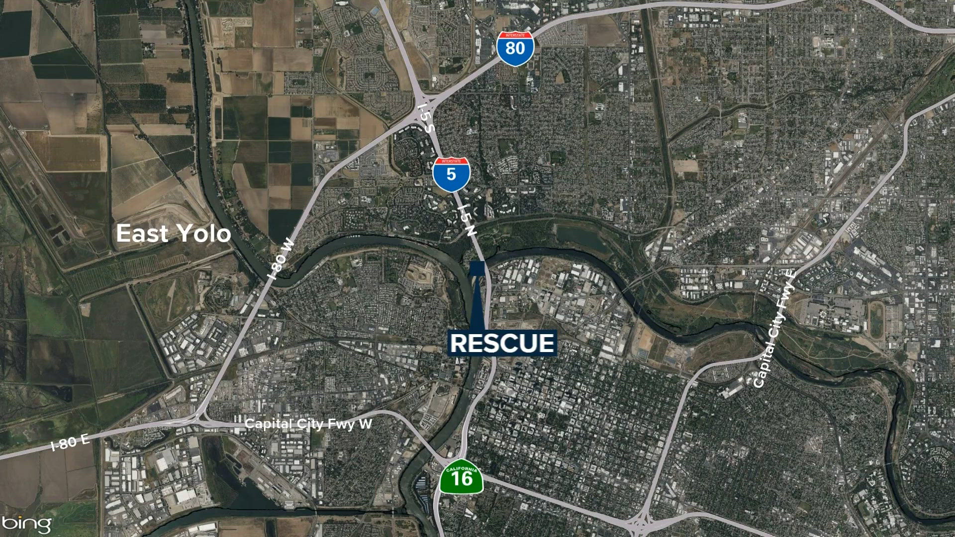 Sacramento Fire searches American River after reported bridge jump ...