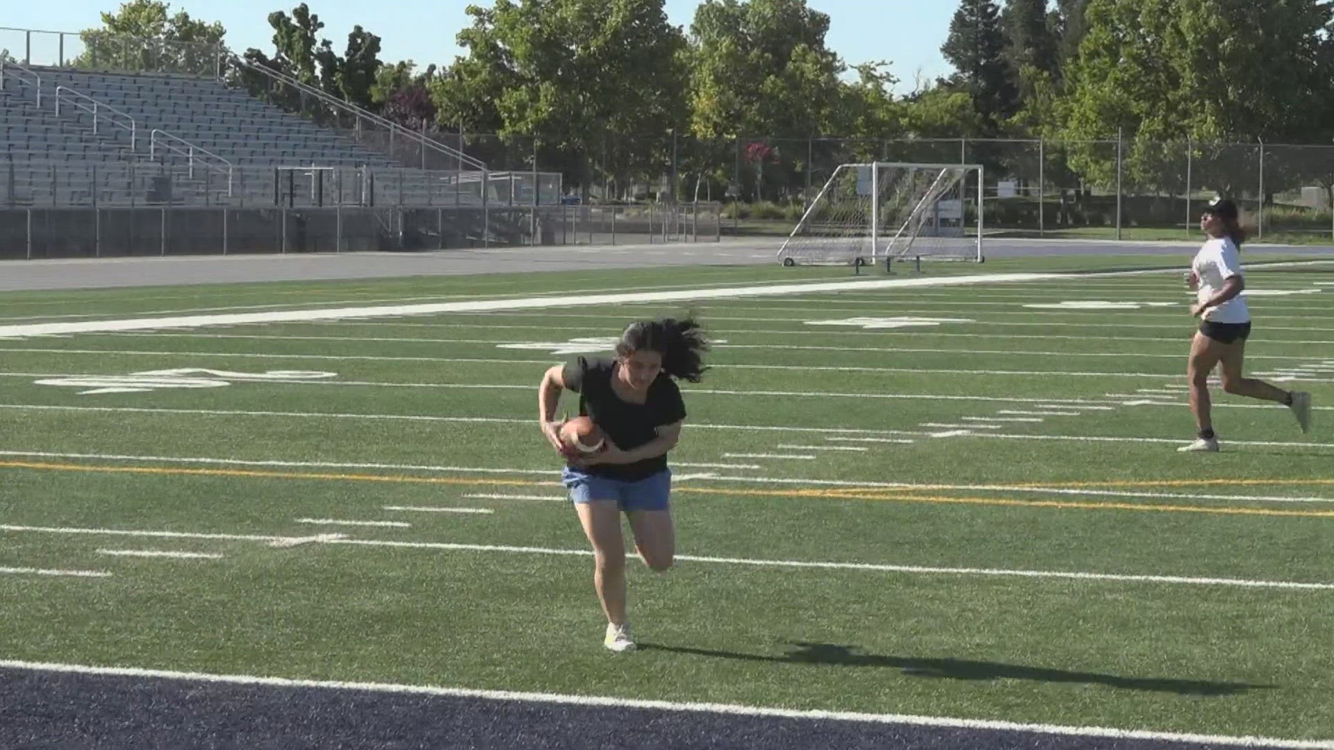 Inderkum girls' flag football team excited about the season