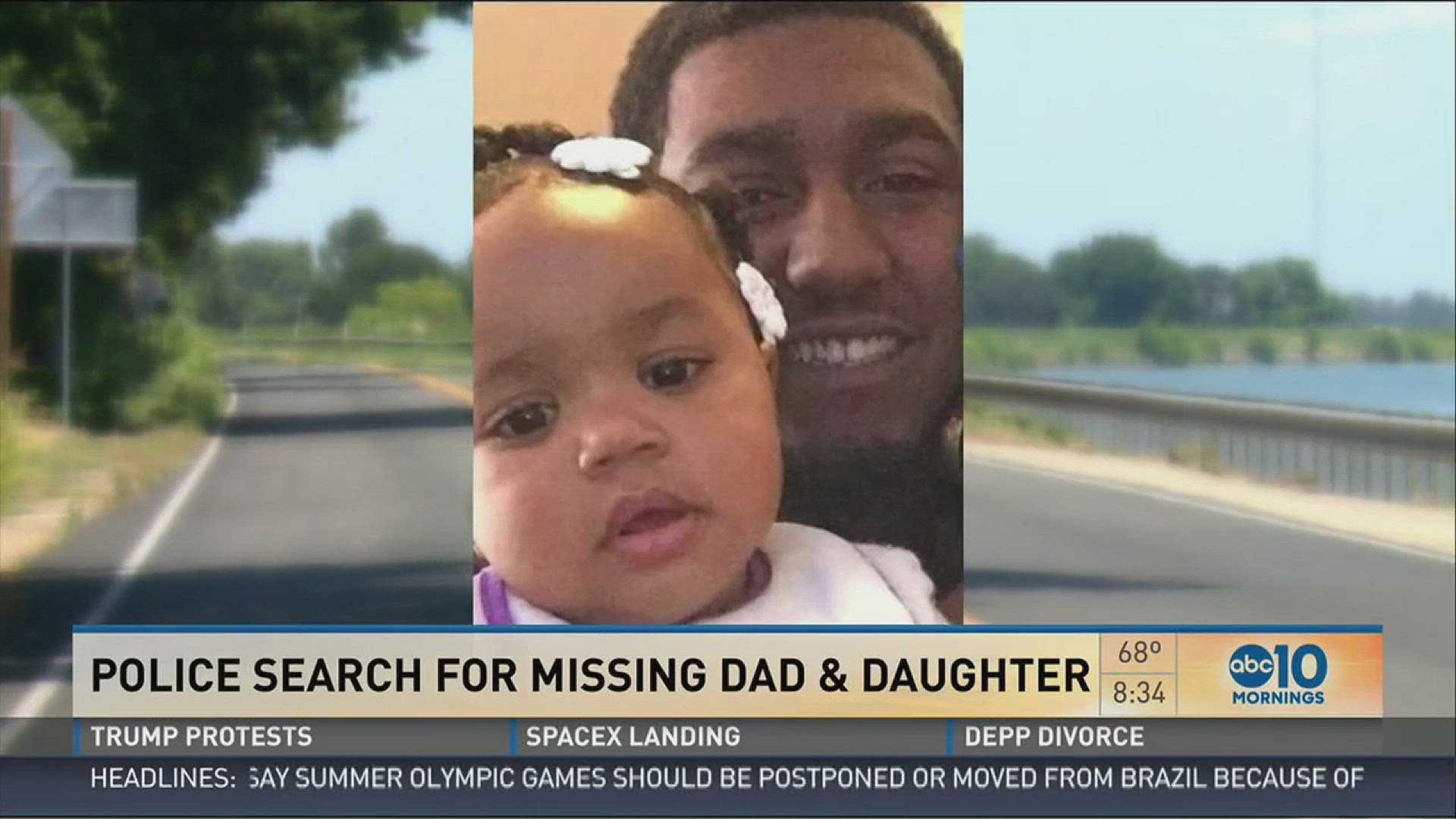 Search continues for missing dad and 1-year-old