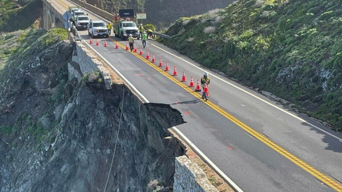 Section of California's Highway 1 collapsed near Big Sur - Vimarsana News
