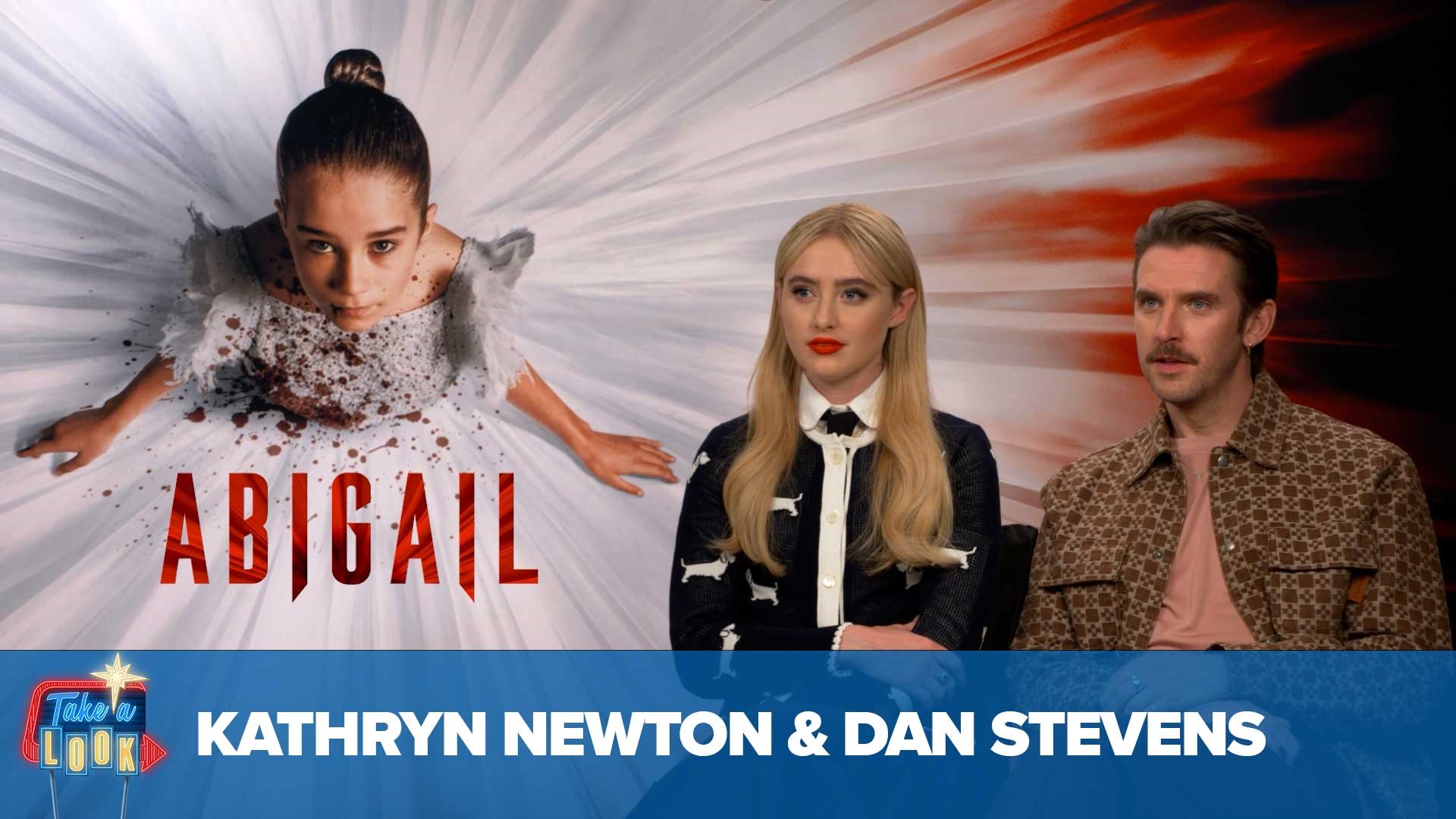 Meet the stars of "Abigail": Kathryn Newton and Dan Stevens | Interview