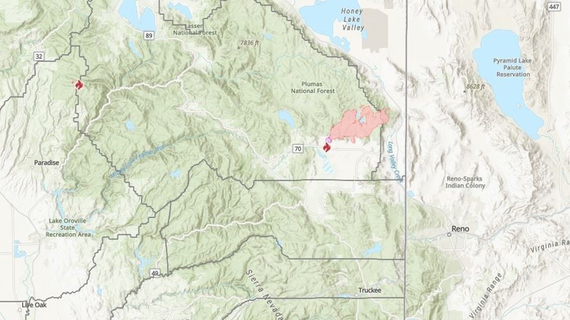 Beckwourth Complex Fire maps, evacuations, updates