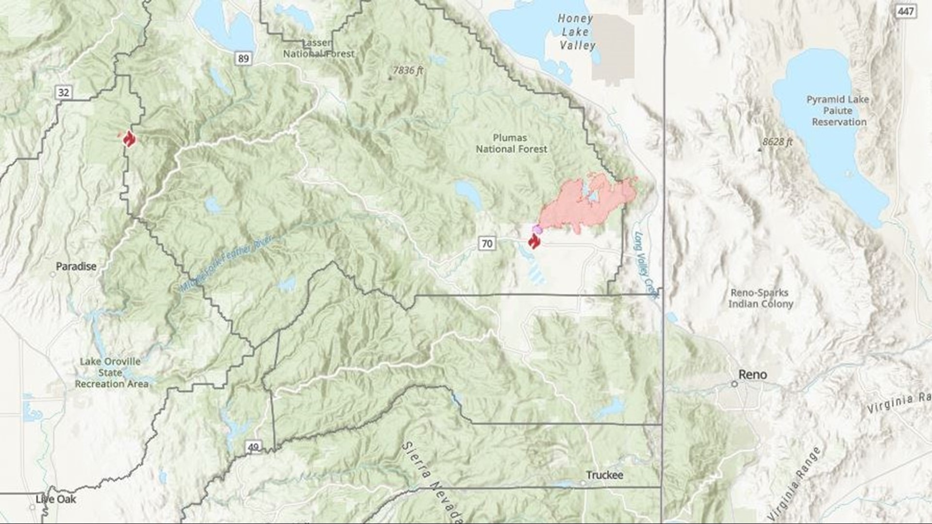 Beckwourth Complex Fire maps, evacuations, updates