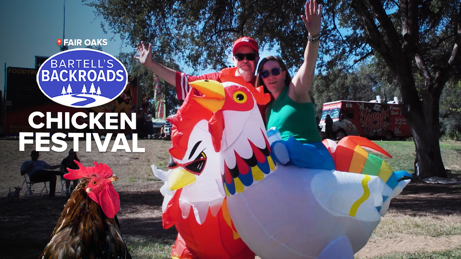 Chicken festival celebrates the feral chickens of Fair Oaks.