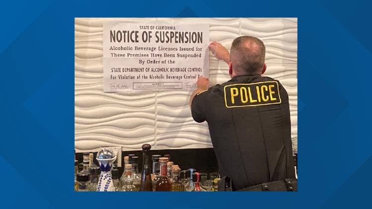 Sacramento restaurant's liquor license suspended following investigation into 2021 DUI crash
