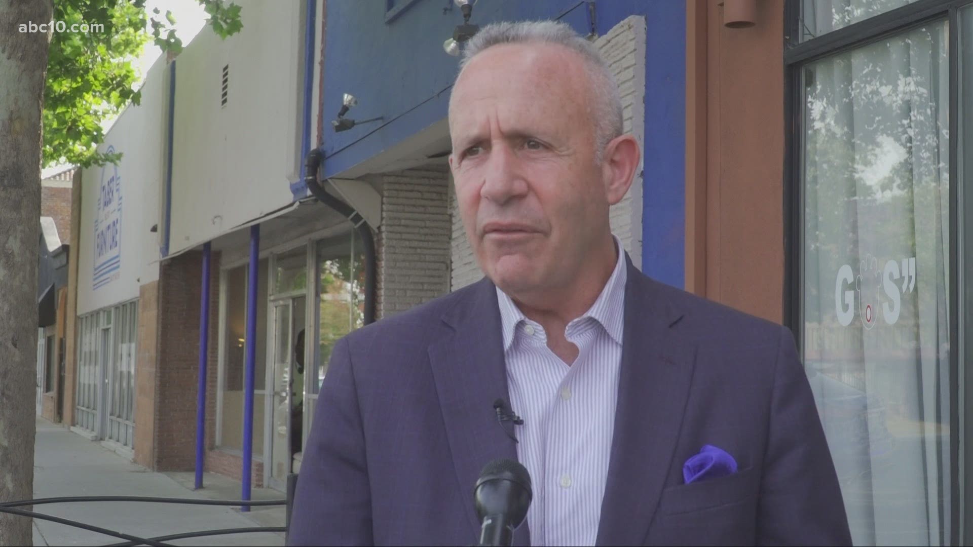 Sacramento's Mayor Darrell Steinberg says one's right stop when they run headlong into affecting the health --- of other people.