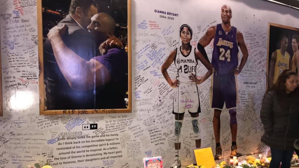 Roses for Kobe and Gianna as Lakers return to action