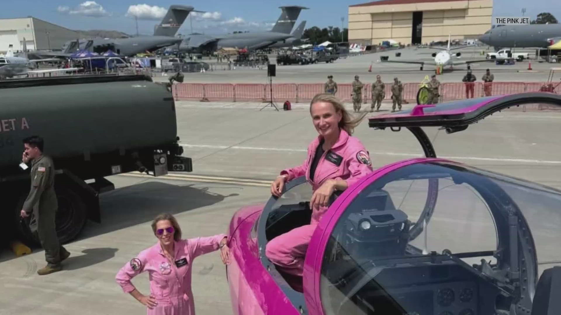 Pink Jet brings breast cancer awareness to Wings Over Solano air