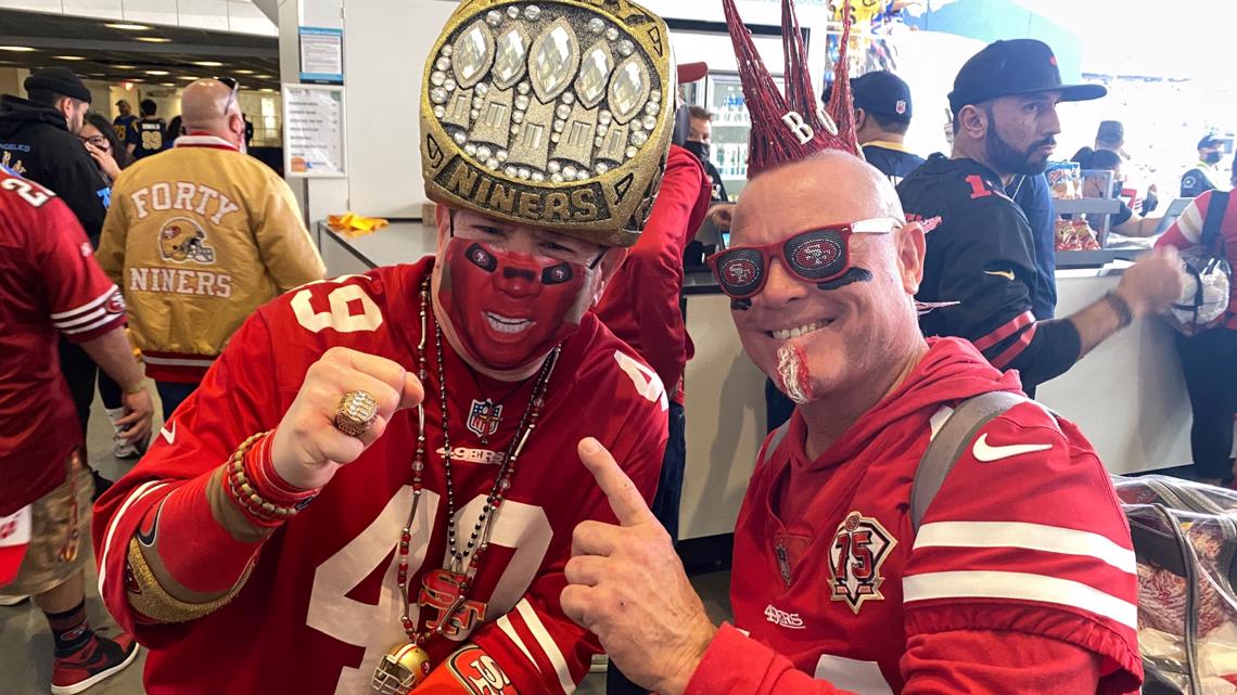 Sacramento 49ers and Rams fans flock to Los Angeles for NFC Cham