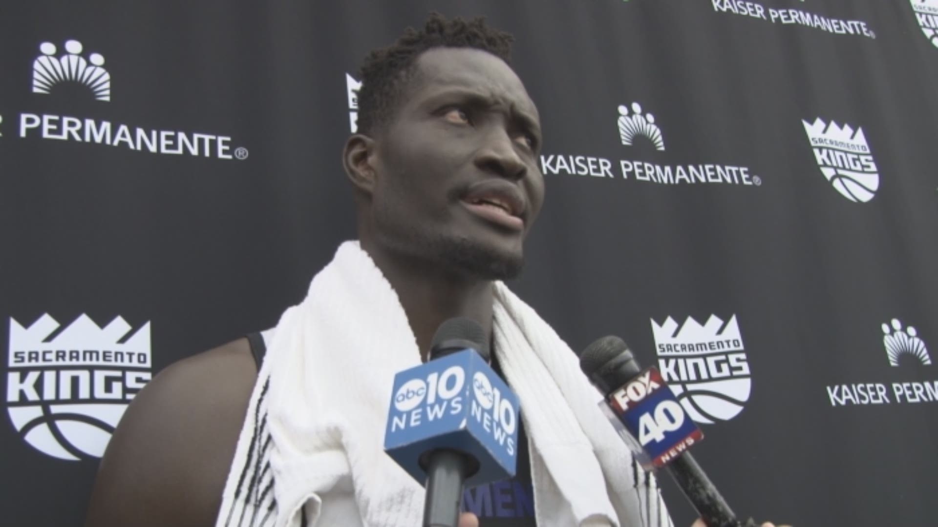 UC Irvine's 7-foot-6 center Mamadou Ndiaye talks about his workout with the Sacramento Kings on Tuesday. He touches on his basketball journey, last season in Irvine and what he can bring to an NBA team.