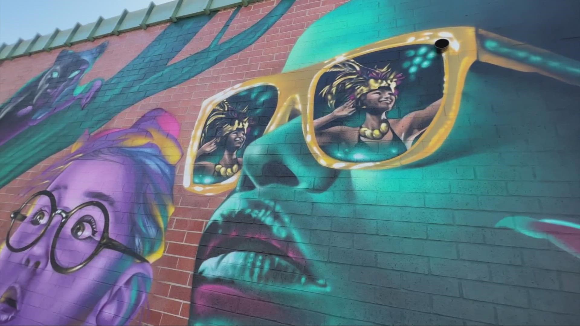 For the project, 39 artists collaborated to help create 10 murals in eight districts throughout Sacramento.