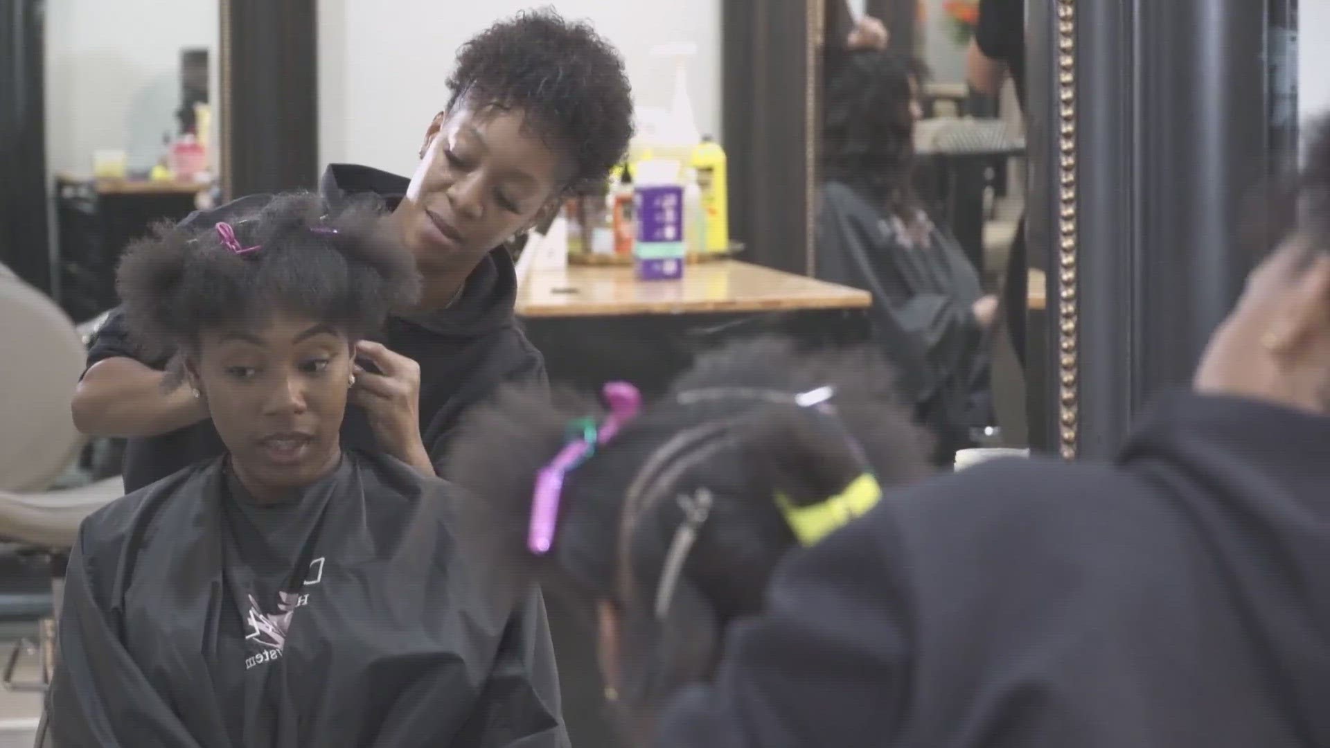 Free mental health counseling for Black women at Dream Girls hair salon in Elk Grove