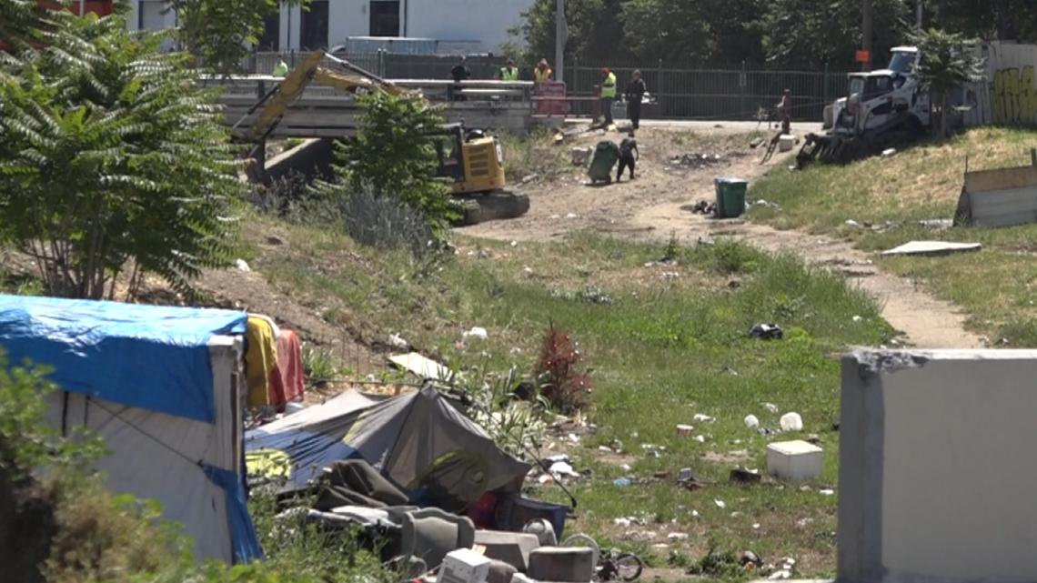 Stockton clears Mormon Slough homeless encampment after years of complaints