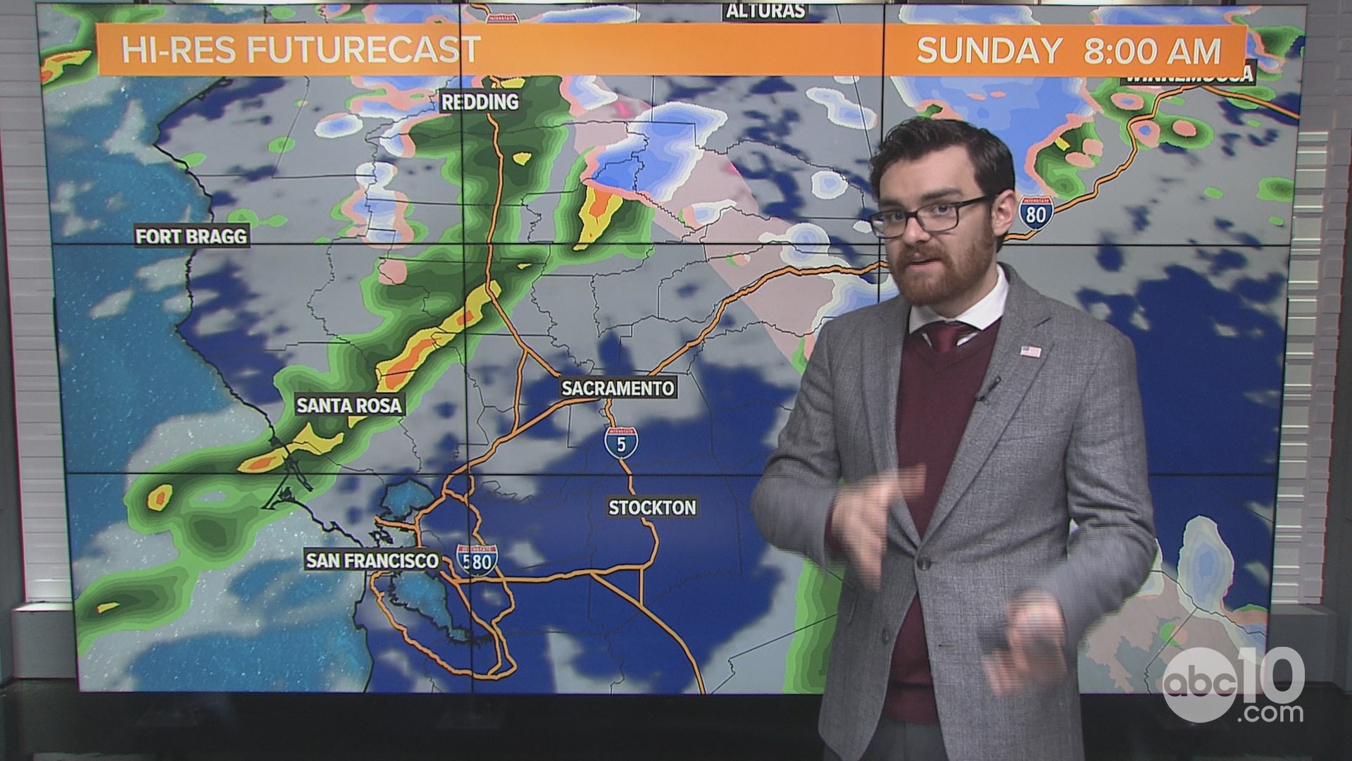 ABC10 meteorologist Brenden Mincheff has the latest update on this weekend's winter storm, which will bring valley rain and another 2 feet of snow to the Sierra.