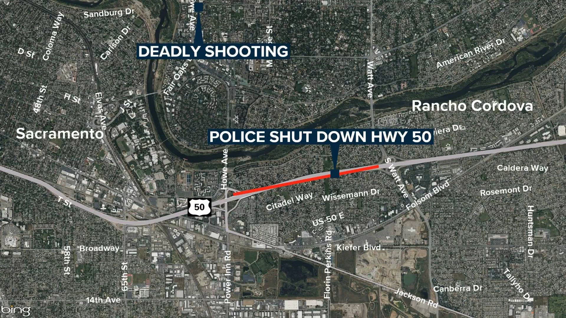Coverage image for: What we know about the deadly Howe Avenue shooting and Highway 50 standoff