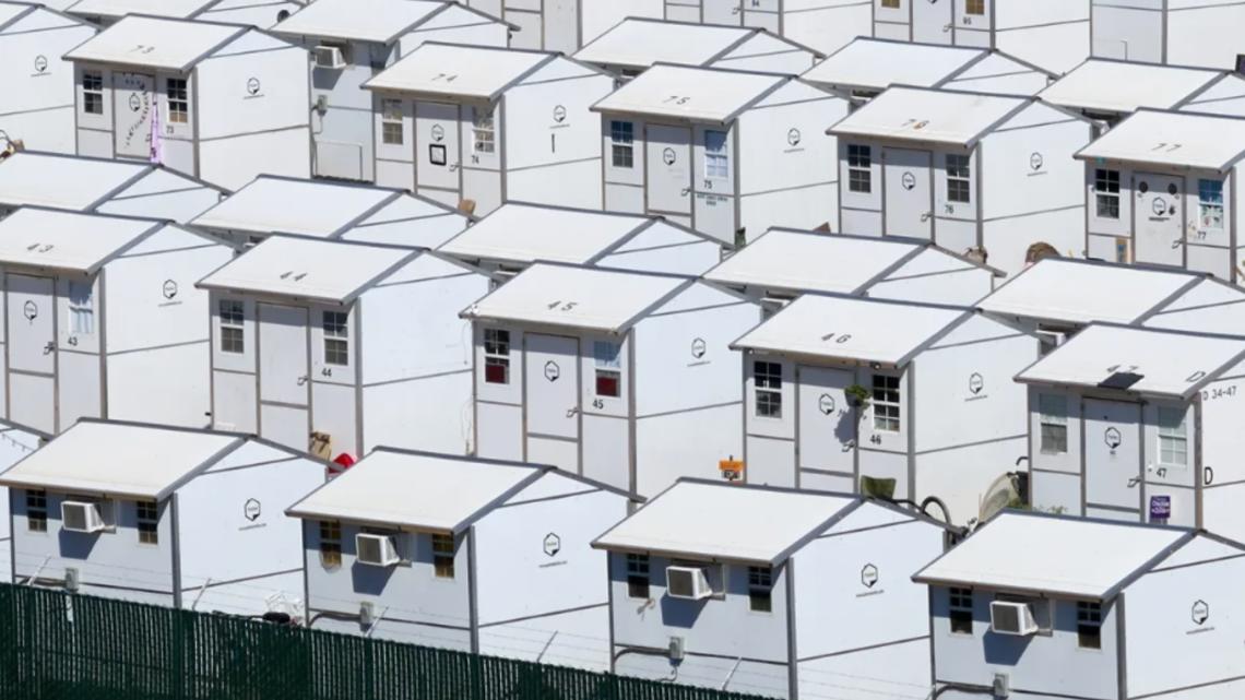 Newsom's 1,200 tiny homes for California homeless still vacant | abc10.com