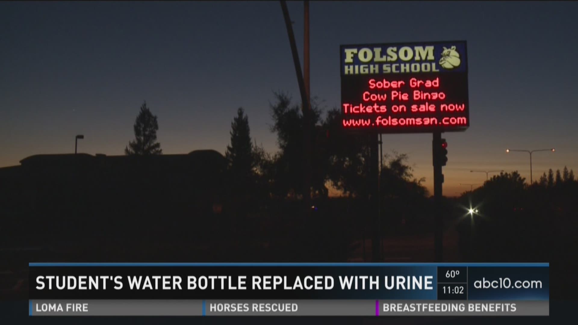 The Folsom School district is looking into whether changes need to be made after a student confessed to urinating in a water bottle that belonged to a classmate who's autistic. (Sept. 29, 2016)