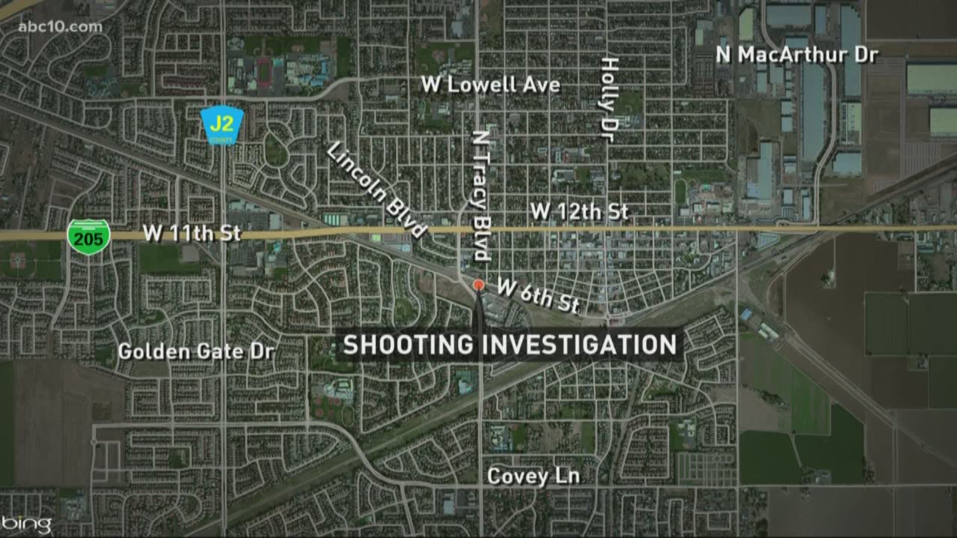 A young boy was killed and four others were injured Thursday night after a shooting in Tracy, according to Tracy police officials.