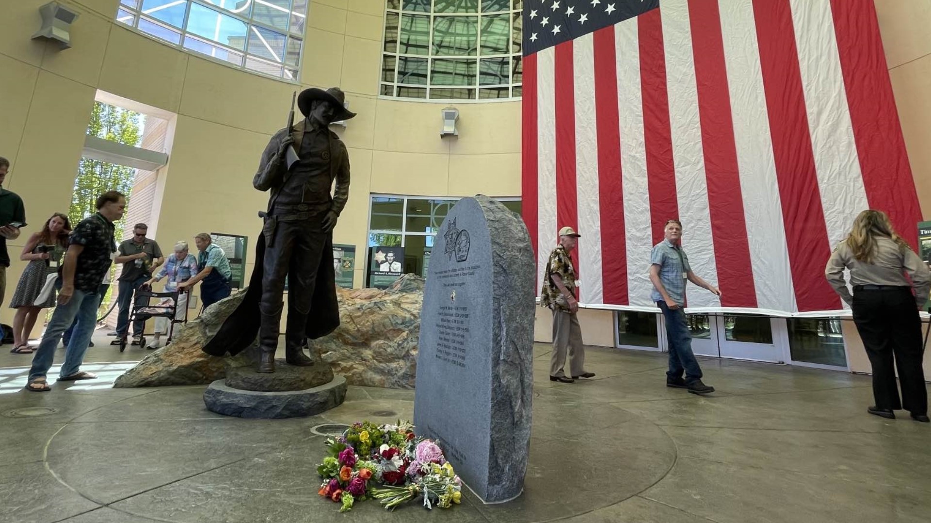 Placer sheriff unveils Fallen Deputy Memorial in Auburn | abc10.com