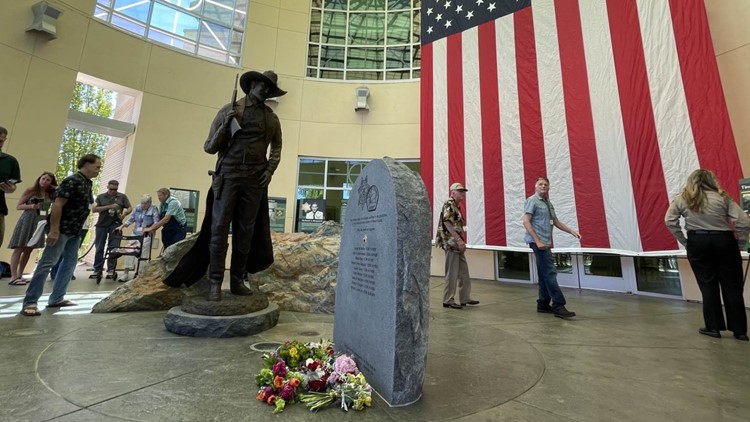 Memorial statue honors Placer County deputies killed in the line of duty