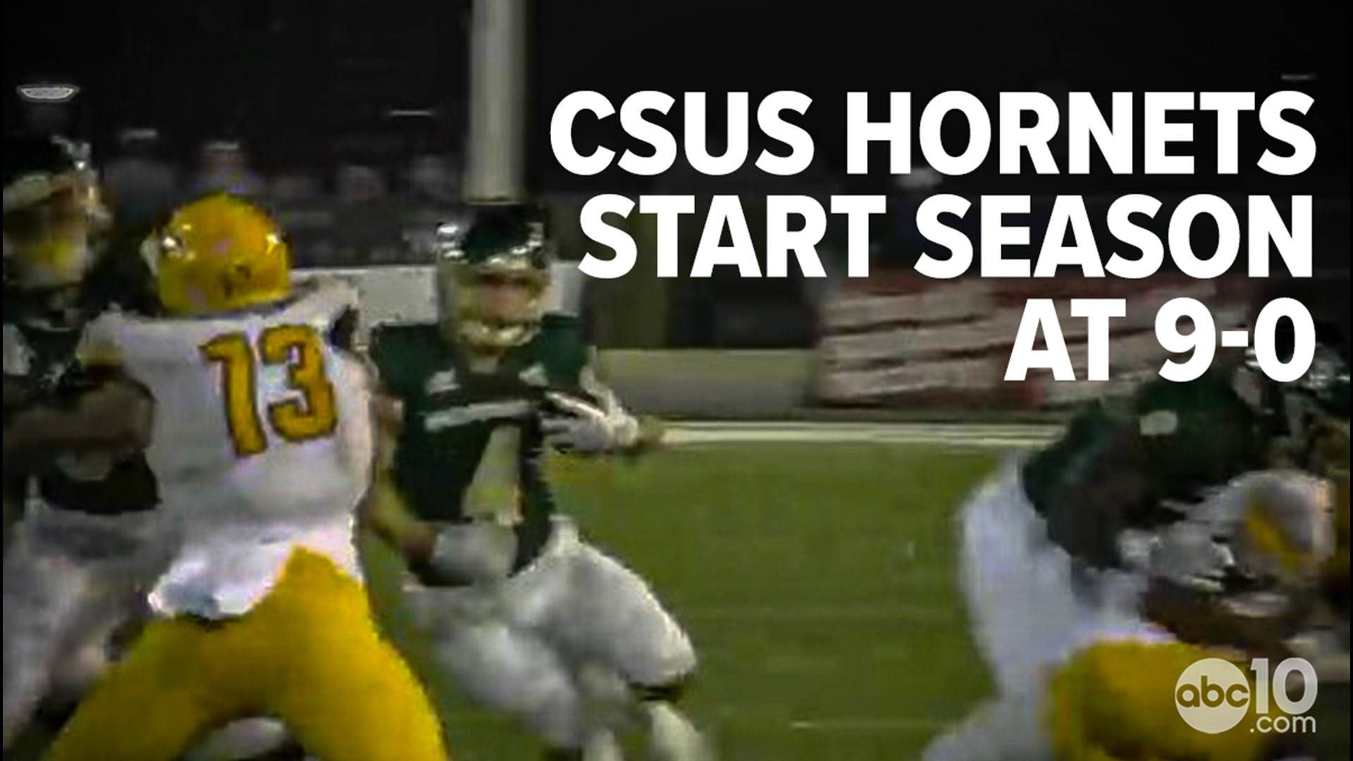 The Sacramento State University Hornets football team are off to a 9-0 start, making it the first time in school history. Our Kevin John analyzes their success.