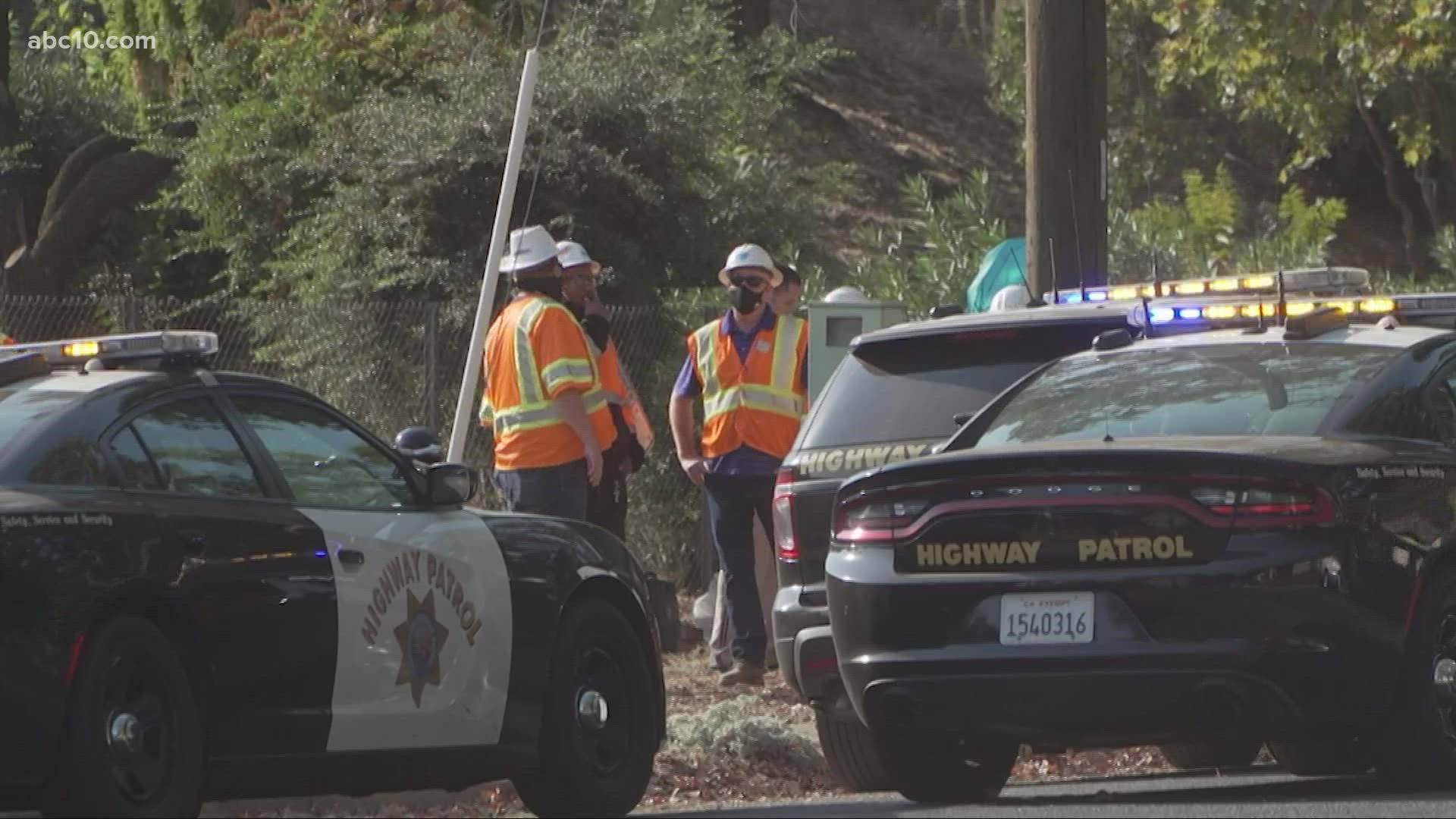 Caltrans removed another homeless camp in Sacramento.